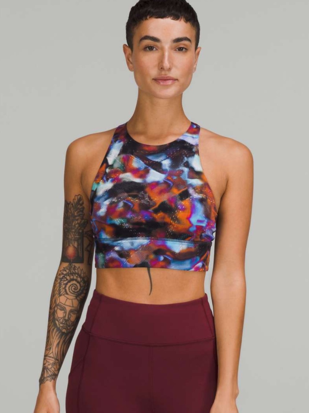 Lululemon Energy High-Neck Longline Tough Bra Size 4